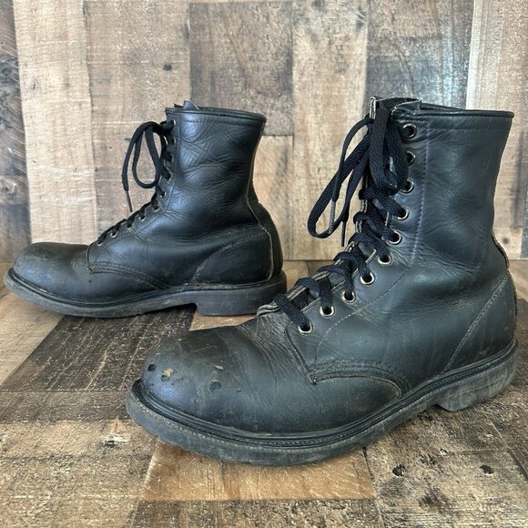 Red Wing 4473 Steel Toe Firefighter Work Boots Mens 9.5 E - Picture 1 of 12